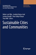 Cover: Sustainable Cities and Communities - Springer