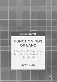 Enlarge image Cover: Functionings of Land - Springer