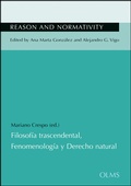 Bild: Filosof&iacute;a trascendental, Fenomenolog&iacute;a y Derecho natural - Georg Olms Verlag