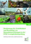Cover: Bestimmung der Erheblichkeit und Beachtung von Kumulationswirkungen in der FFH - Vertr&auml;glichkeitspr&uuml;fung - Landwirtschaftsverlag