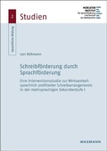 Cover: Schreibf&ouml;rderung durch Sprachf&ouml;rderung - Waxmann