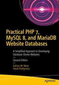 Abbildung von: Practical PHP 7, MySQL 8, and MariaDB Website Databases - Apress