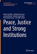 Cover: Peace, Justice and Strong Institutions - Springer