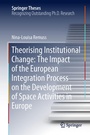 Cover: Theorising Institutional Change: The Impact of the European Integration Process on the Development of Space Activities in Europe - Springer
