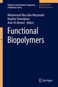 Cover: Functional Biopolymers - Springer