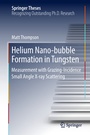 Cover: Helium Nano-bubble Formation in Tungsten - Springer