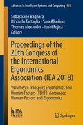 Cover: Proceedings of the 20th Congress of the International Ergonomics Association (IEA 2018) - Springer