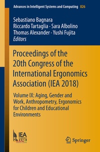 Abbildung von: Proceedings of the 20th Congress of the International Ergonomics Association (IEA 2018) - Springer