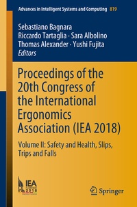 Abbildung von: Proceedings of the 20th Congress of the International Ergonomics Association (IEA 2018) - Springer