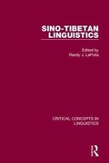 Cover: Sino-Tibetan Linguistics - Taylor & Francis