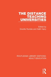 Enlarge image Cover: The Distance Teaching Universities - Routledge