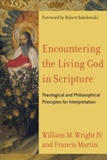 Cover: Encountering the Living God in Scripture - Theological and Philosophical Principles for Interpretation - Baker Academic, Div of Baker Publishing Group