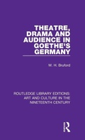 Cover: Theatre, Drama and Audience in Goethe's Germany - Routledge