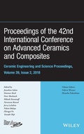 Cover: Proceedings of the 42nd International Conference on Advanced Ceramics and Composites, Volume 39, Issue 2 - Wiley