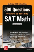 Cover: 500 SAT Math Questions to Know by Test Day, Second Edition - McGraw Hill LLC