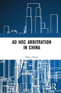Abbildung von: Ad Hoc Arbitration in China - Routledge