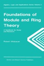 Cover: Foundations of Module and Ring Theory - CRC Press