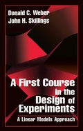 Cover: A First Course in the Design of Experiments - Routledge