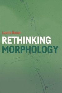 Enlarge image Cover: Rethinking Morphology - Edinburgh University Press