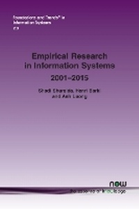 Enlarge image Cover: Empirical Research in Information Systems - now publishers Inc
