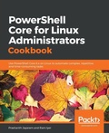Cover: PowerShell Core for Linux Administrators Cookbook - Packt Publishing