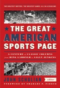 Cover: The Great American Sports Page - The Library of America