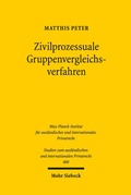Abbildung von: Zivilprozessuale Gruppenvergleichsverfahren - Mohr Siebeck