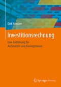 Cover: Investitionsrechnung - Springer Vieweg