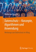 Cover: Datenschutz - Konzepte, Algorithmen und Anwendung - Springer Vieweg