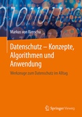 Cover: Datenschutz - Konzepte, Algorithmen und Anwendung - Springer Vieweg
