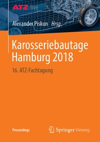 Abbildung von: Karosseriebautage Hamburg 2018 - Springer Vieweg