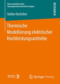 Abbildung von: Thermische Modellierung elektrischer Hochleistungsantriebe - Springer Vieweg