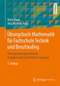 Cover: &Uuml;bungsbuch Mathematik f&uuml;r Fachschule Technik und Berufskolleg - Springer Vieweg
