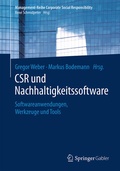 Cover: CSR und Nachhaltigkeitssoftware - Springer Gabler