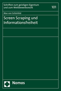 Abbildung von: Screen Scraping und Informationsfreiheit - Nomos