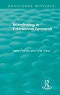 Cover: Interviewing in Educational Research - Routledge