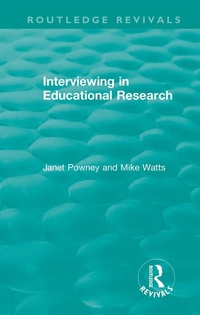 Enlarge image Cover: Interviewing in Educational Research - Routledge