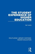 Cover: The Student Experience of Higher Education - Routledge