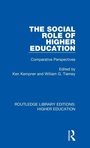 Cover: The Social Role of Higher Education - Routledge