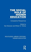 Cover: The Social Role of Higher Education - Routledge