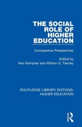 Cover: The Social Role of Higher Education - Routledge