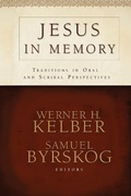 Cover: Jesus in Memory - Baylor University Press
