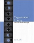 Cover: Organization Theory - McGraw-Hill Publishing Co.