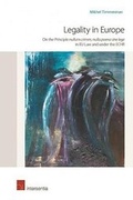 Cover: Legality in Europe - Intersentia Ltd