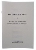 Cover: The Desire for Haiku - MA BIBLIOTHEQUE