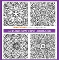 Cover: 50 Flower Patterns - Wordcatcher Publishing