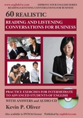Cover: 60 Realistic Reading and Listening Conversations for Business - english1st.com