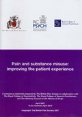 Cover: Pain and Substance Misuse - The British Pain Society