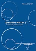 Cover: OpenOffice WRITER - &Eacute;ditions Remylent