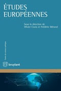 Cover: &Eacute;tudes europ&eacute;ennes - Bruylant